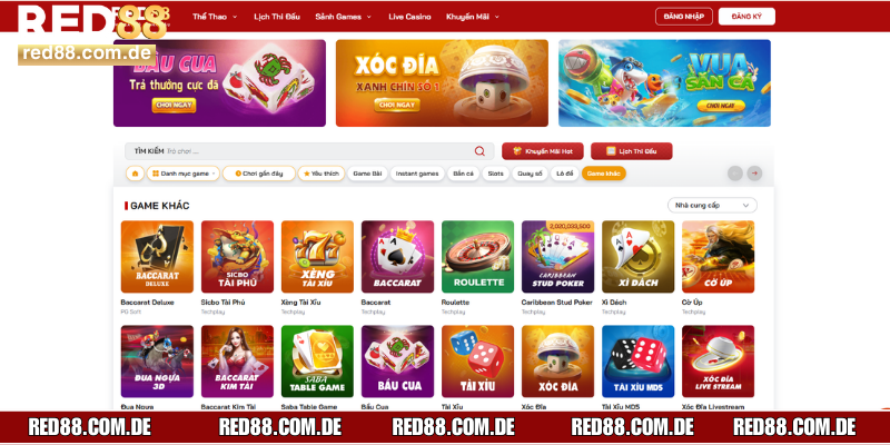 Đăng nhập RED88 để bắt đầu tham gia cá cược tại nền tảng